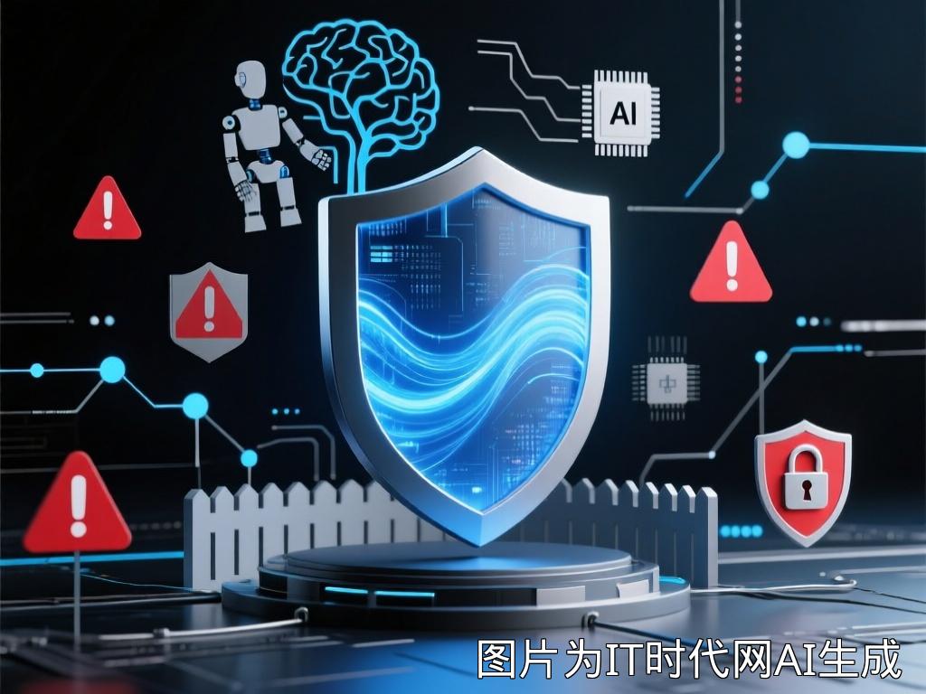 网络安全与AI监管概念图