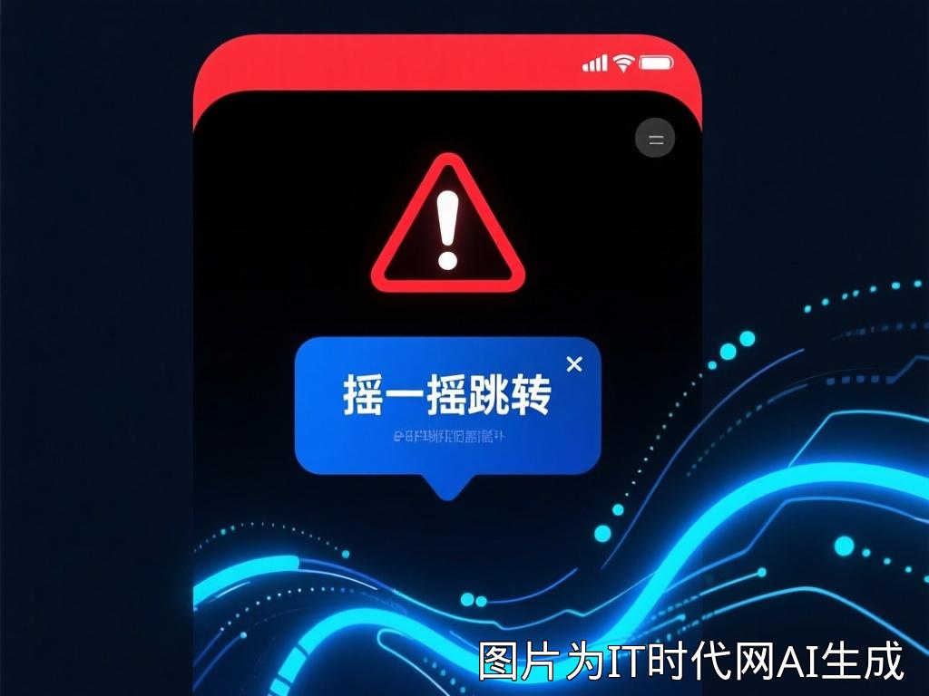 APP弹窗跳转警示概念图