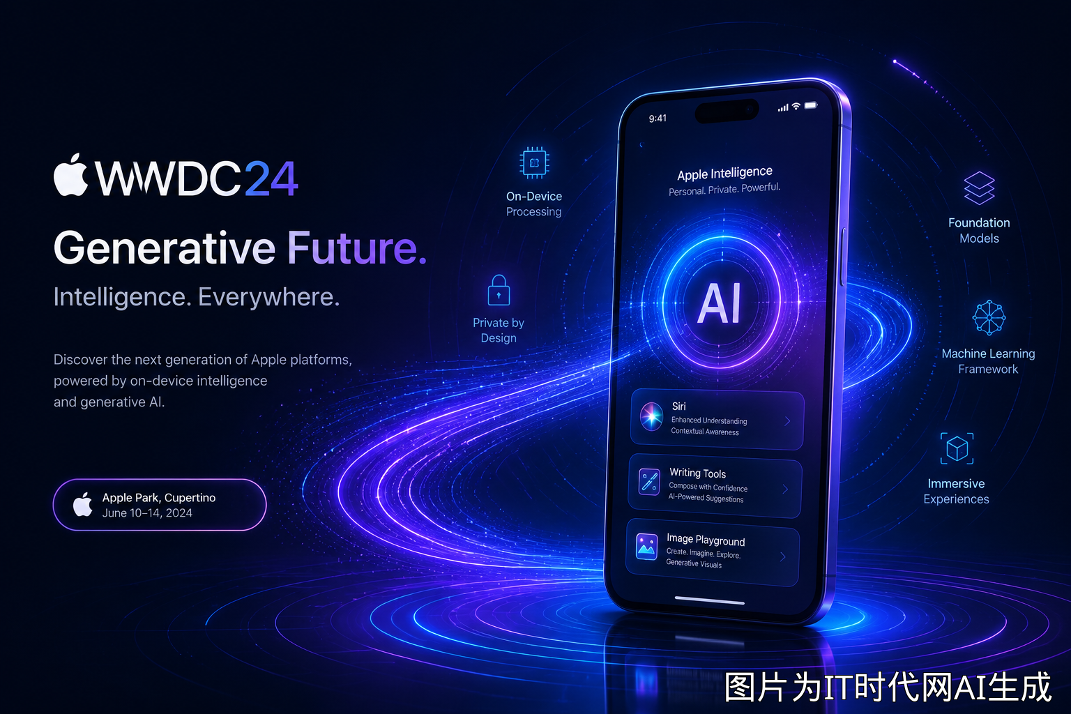 苹果WWDC科技发布会概念图