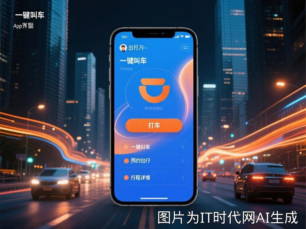滴滴出行App概念图