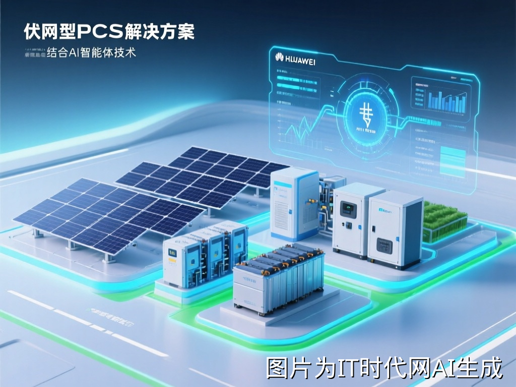 华为智能光伏储能系统示意图