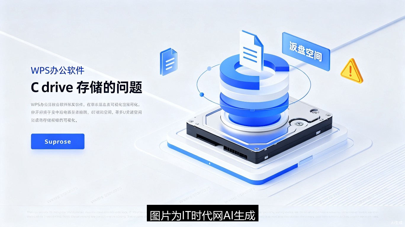 WPS办公软件C盘存储管理主题配图