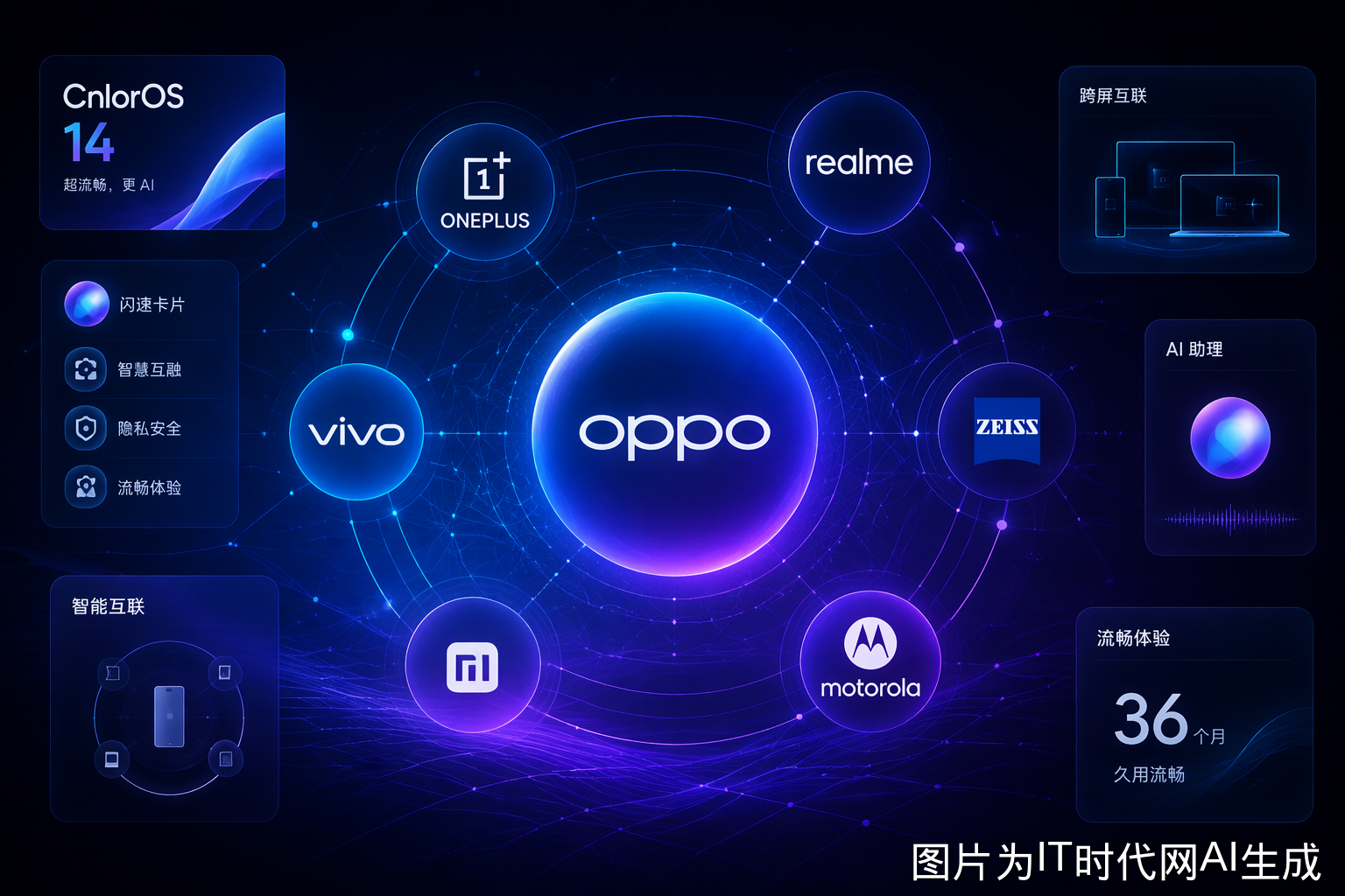 OPPO ColorOS统一概念图