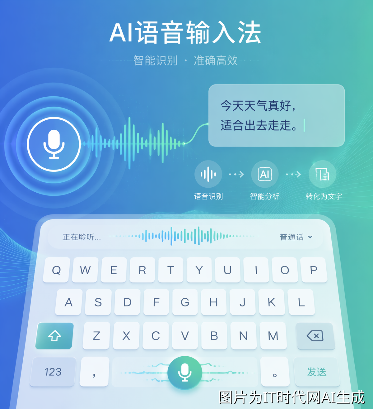 千问输入法AI概念图