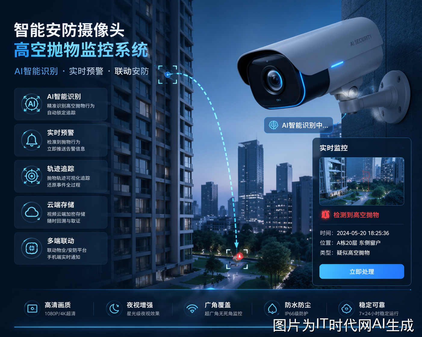 智能安防概念图
