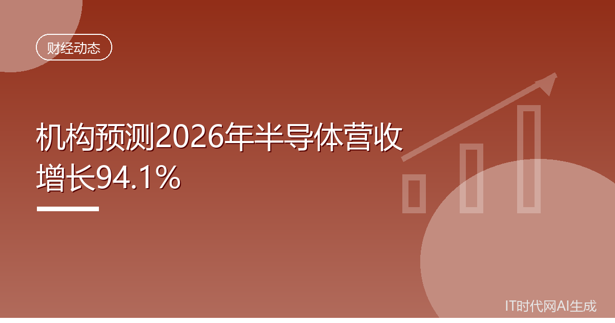 机构预测今年半导体营收将增长94%