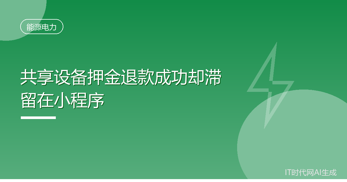 共享寄存柜押金退款成功后并未原路返还