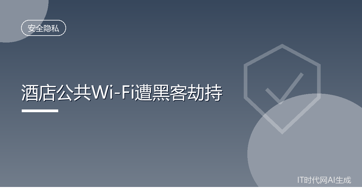 酒店公共Wi-Fi遭黑客劫持
