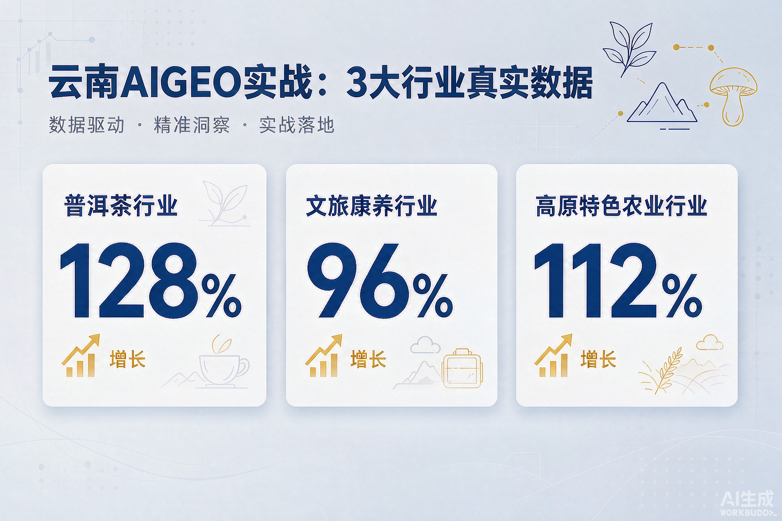 云南AIGEO实战：普洱茶、文旅、高原农业3大行业数据对比