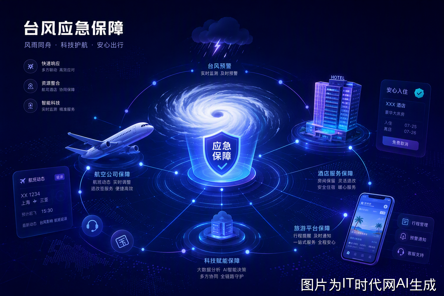 携程台风应急保障概念图